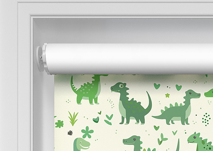 Dino Land, Lush Green - Twist&Fit Roller Blind - Image 9